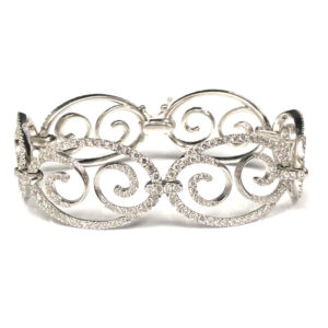 B01397 - 18-Karat White Gold Diamond Bracelet