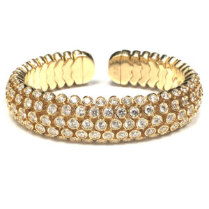 B02494 - 18-Karat Yellow Gold Diamond Bracelet