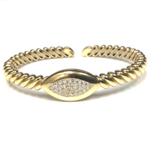 B02564 - 18-Karat Yellow Gold Diamond Bracelet