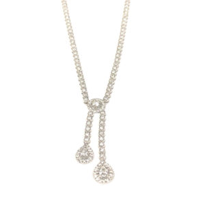 NL01206 - 18-Karat White Gold Diamond Necklace