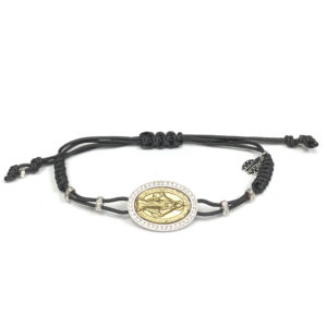 B02753-18-Karat White & Yellow Gold Diamond Cord Bracelet