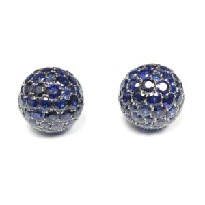 E04869-18-Karat White Gold Sapphire Earring