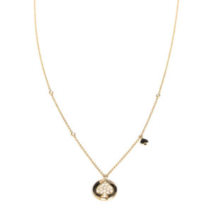 N/L03305-18-Karat Yellow Gold Diamond Chain