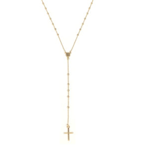 N/L03342-14-Karat Yellow Gold Rosary