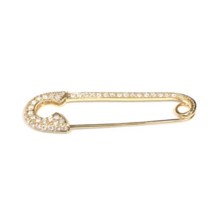 PIN01316-18-Karat Yellow Gold Diamond Pin