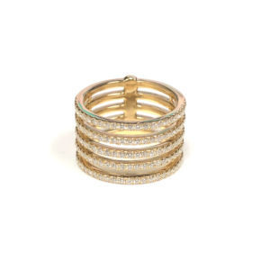 R03202-18-Karat Yellow Gold Diamond-1.04 ring