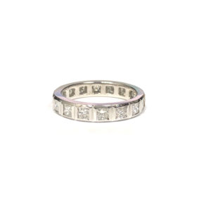 R03237-18-Karat White Gold Diamond Ring