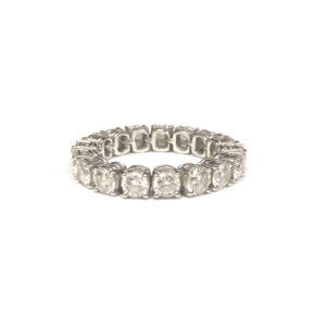 R03256-18-Karat White Gold Diamond Eternity Band