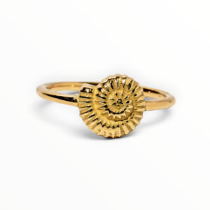 18kt Yellow Gold Shell Ring