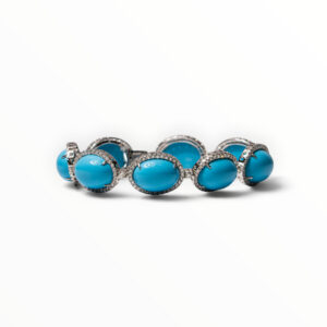 Turquoise & Diamond Bracelet